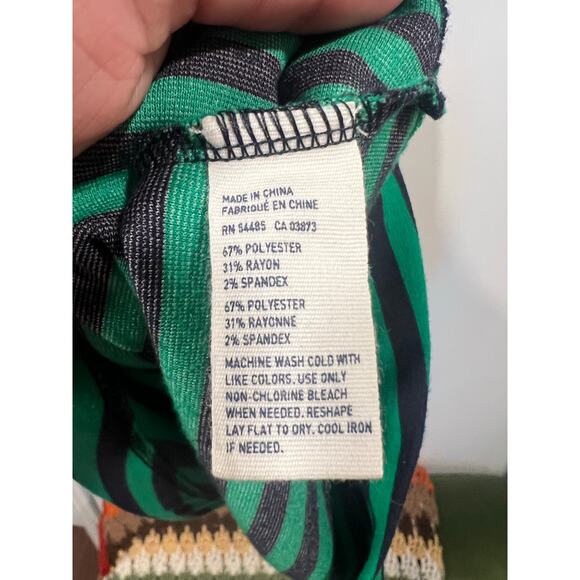 Women’s American Eagle Outfitters Preppy Striped Short Rayon Sleevless Dress 0 - Picture 5 of 5